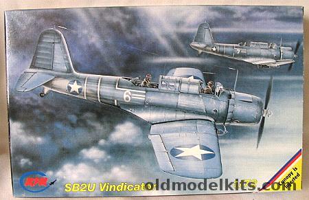 MPM 1/72 SB2U Vindicator - US Marines VMSB-131 Camp Mitchell New Bern North Carolina August 1941 / VMSB-2 Ewa Hawaii from March 14 till December 7th 1941 - BAGGED, 72087 plastic model kit